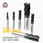 فرز انگشتی HSSCO روکش مشکی 8 درصد کبالت AST POWER
